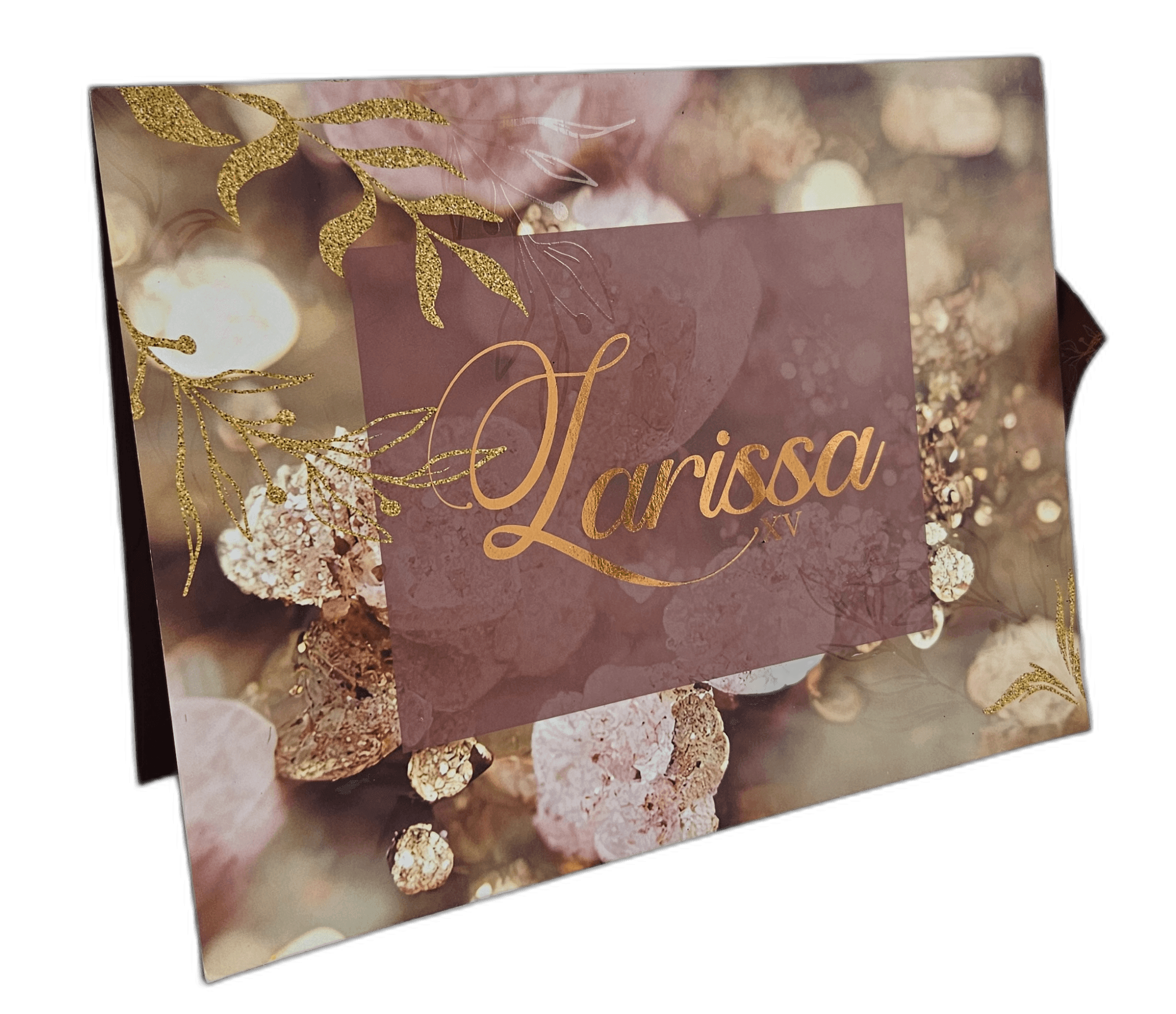 Convite com identidade visual elegante